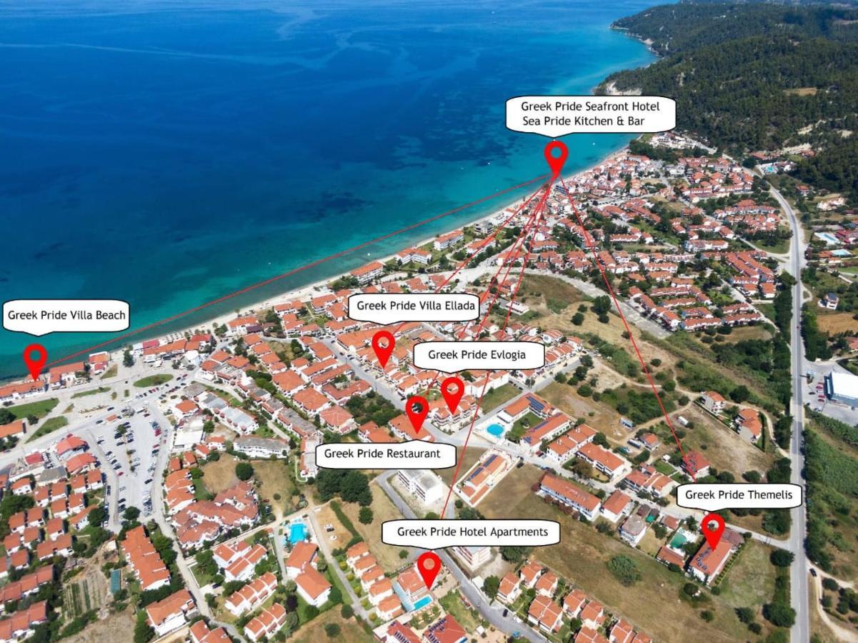 Halkidiki Greek Pride Seafront Hotel Σκάλα Φούρκας Εξωτερικό φωτογραφία